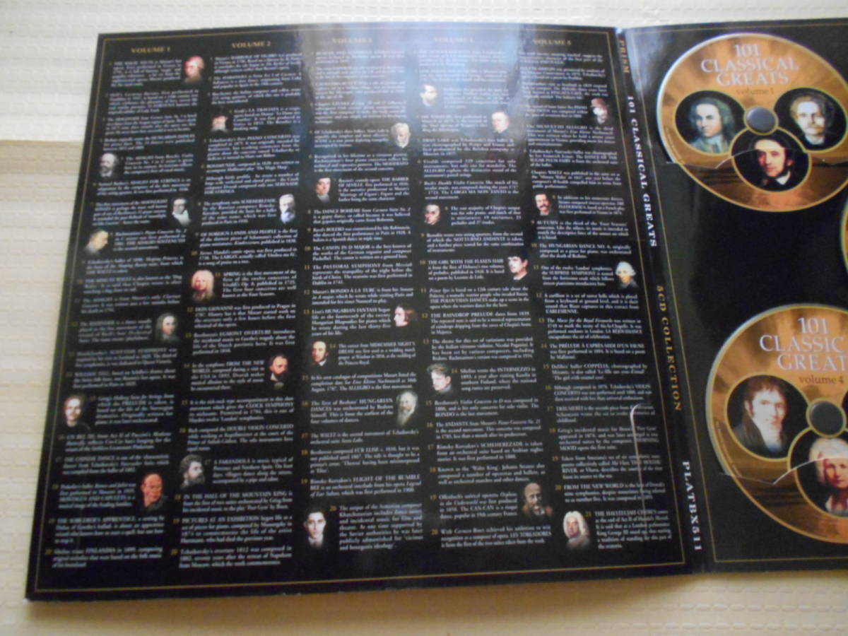 ヤフオク! - 音楽 101 CLASSICAL GREATS 5CD COLLECTION & FO...