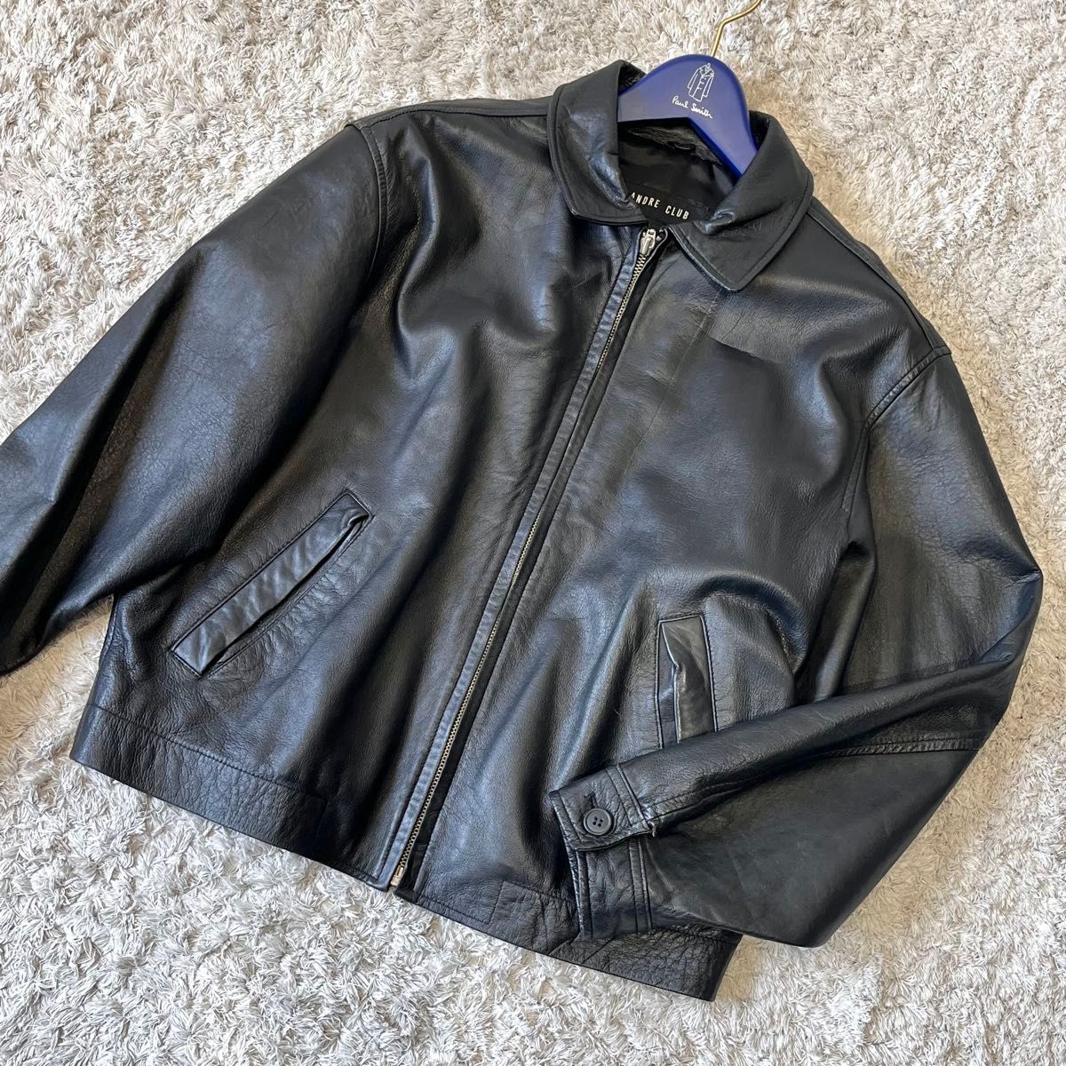 GIORGIO ARMANI ラムレザー シングルライダース ポーランド製 L GIORGIO ARMANI ラムレザー シングルライダース ポーランド製 L