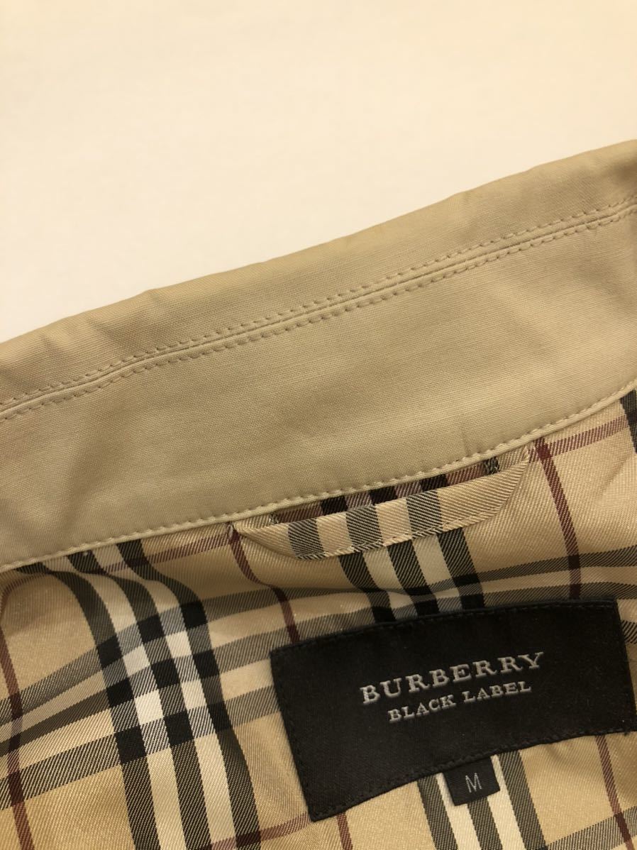 バーバリーブラックレーベル/4釦スプリングジャケット/ベージュ/M/BURBERRYBLACKLABEL/極上絶版品_画像4