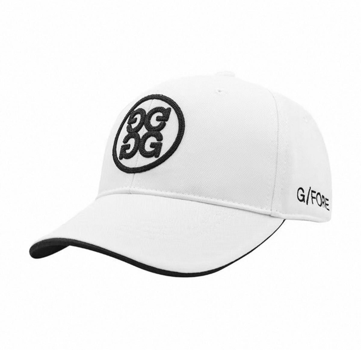 G/FORE ジーフォア ワッペン付き キャップ ホワイト ゴルフ ジーフォア ゴルフ キャップ G/FORE GOLF 帽子 ユニセックス