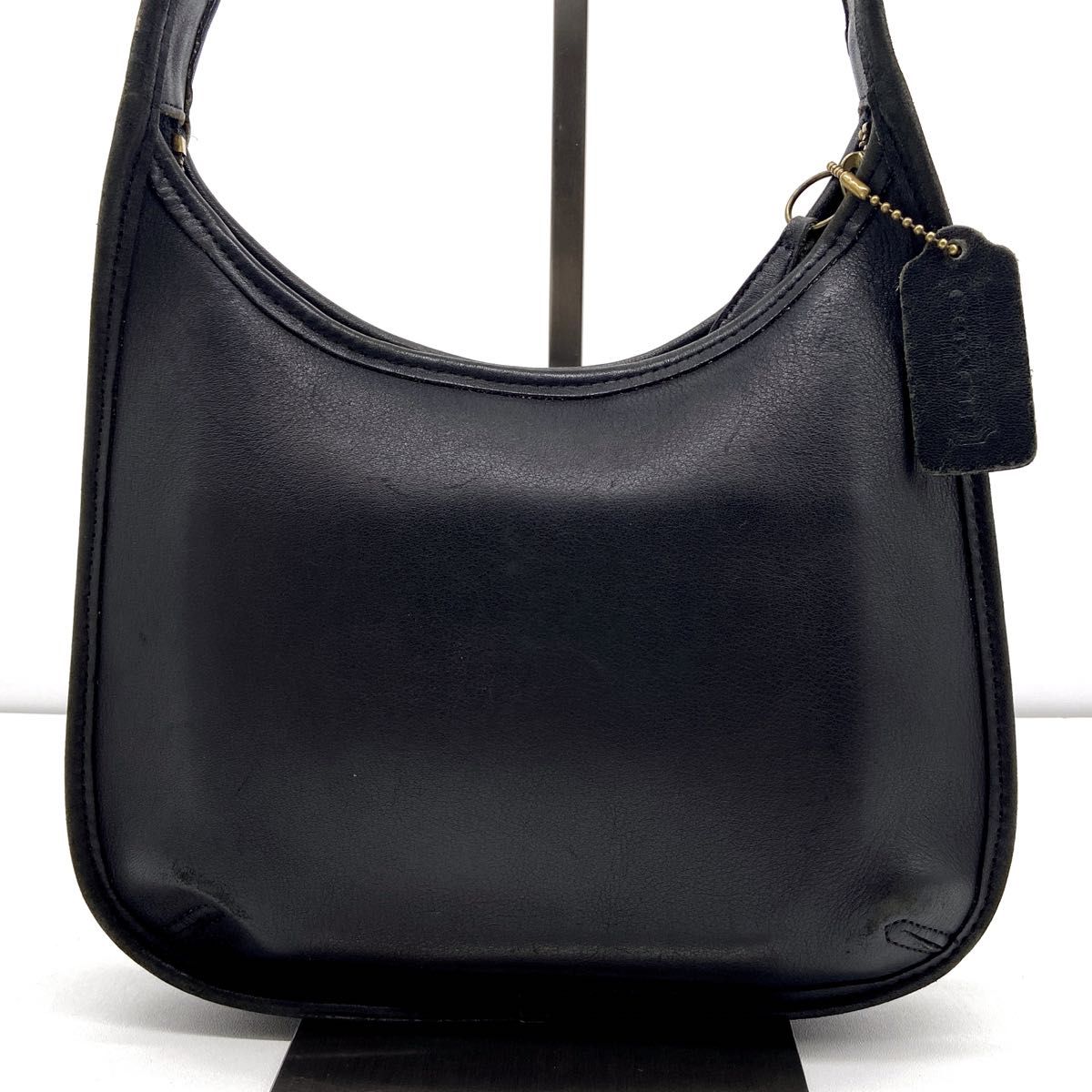 希少 COACH オールドコーチ ミニバッグ ワンショルダー レザー ブラック 希少】COACH コーチ エルゴ ワンショルダーバッグ レザー