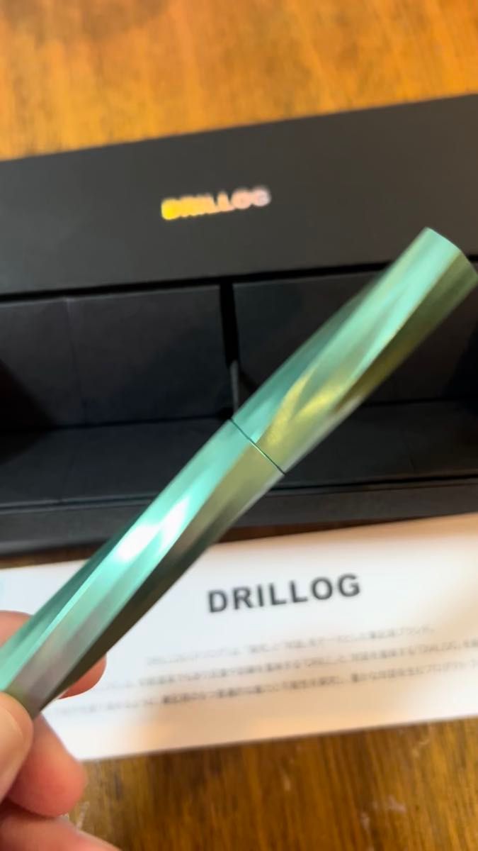 DRILLOG (ドリログ)銀座 蔦屋書店限定色 アクアグリーン 0.5ペン先付き