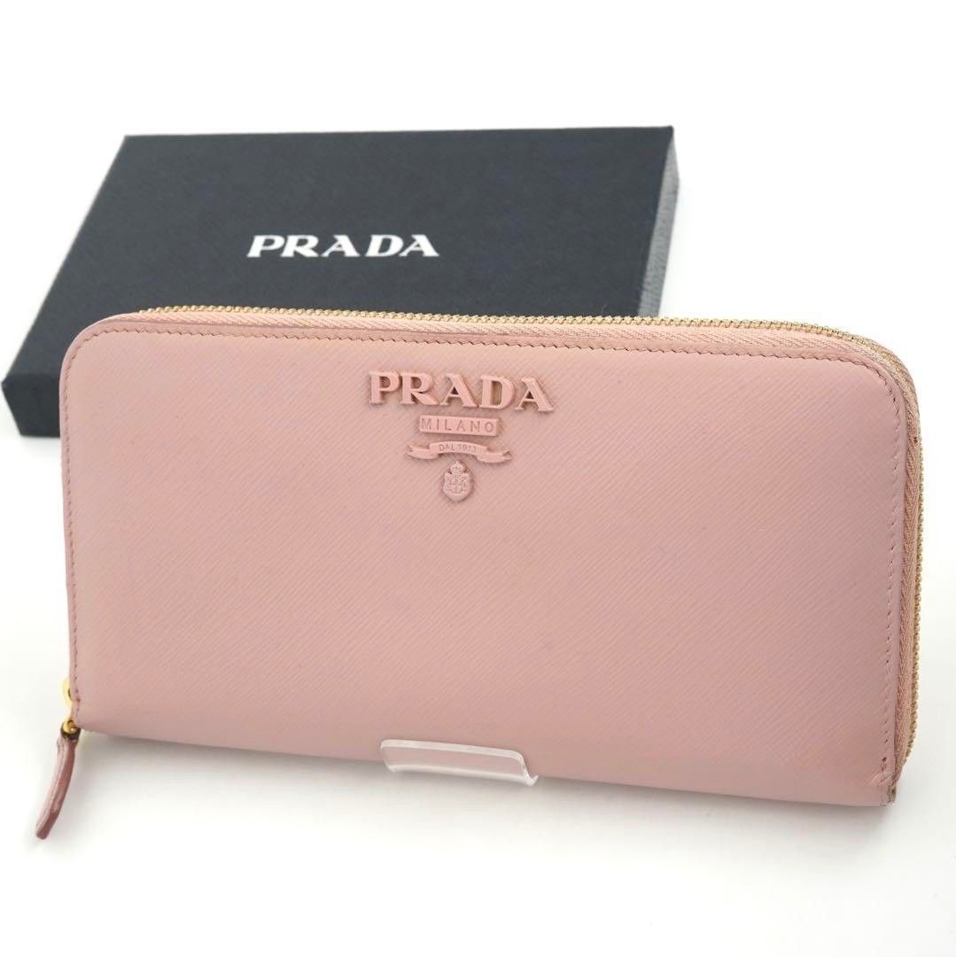定番人気★ PRADA ★ カーフスキン ラウンドファスナー長財布 長財布 PRADA プラダ ラウンドファスナー長財布|Yahoo!フリマ