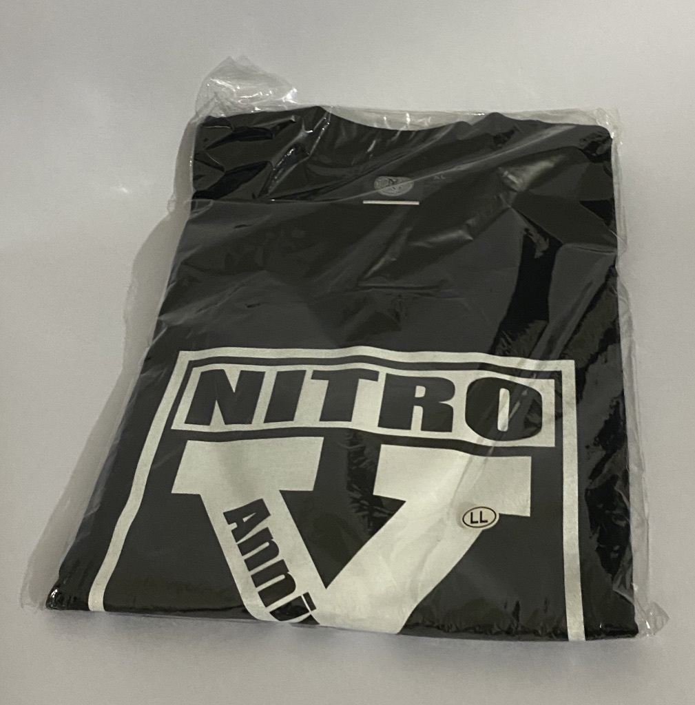  rare new goods *NITRO MICROPHONE UNDERGROUNDni Toro microphone under ground 10 anniversary T-shirt XL black nitro camp nitrich nidraid