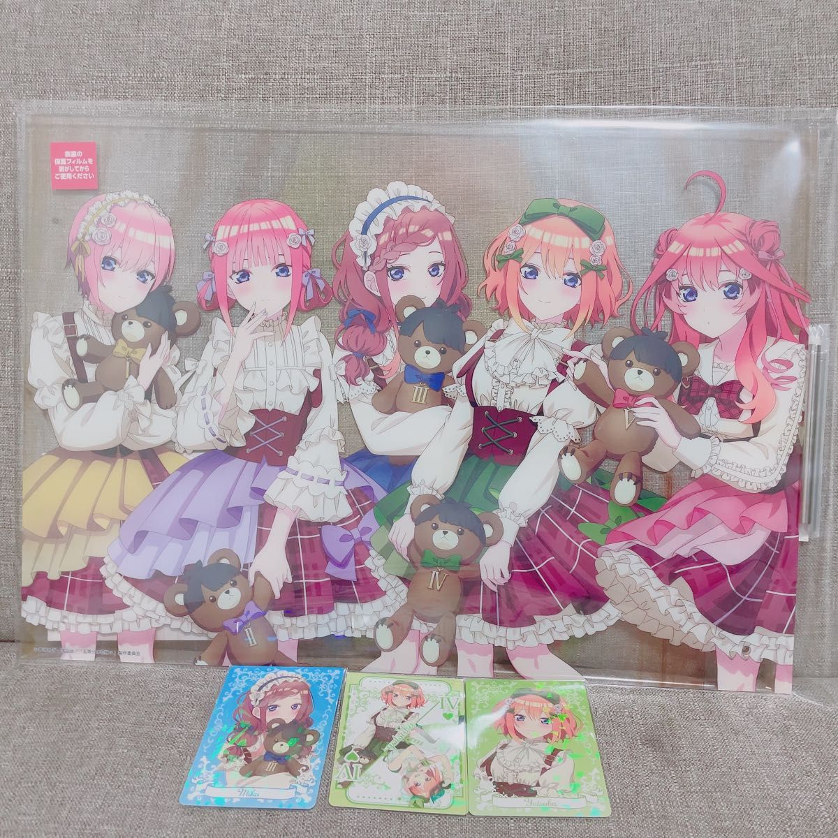 五等分の花嫁 ひこくじ アクリルスタンド セット売り 五等分の花嫁 ひこくじ アクリルボード アクリルスタンド ラスト