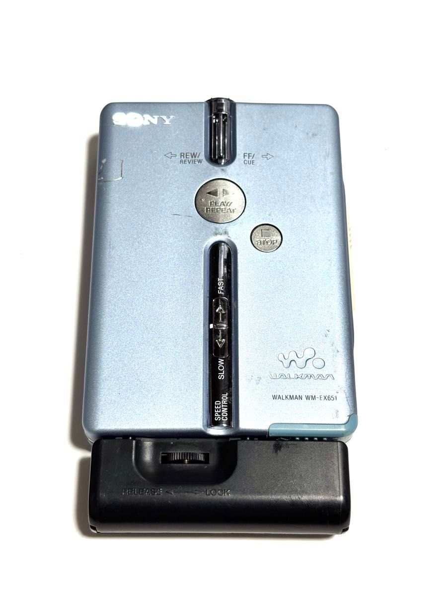SONY カセットウォークマン WM-EX651 整備品 乾電池ケース付き SONY カセットウォークマン WM-EX651 整備品 青|Yahoo!フリマ