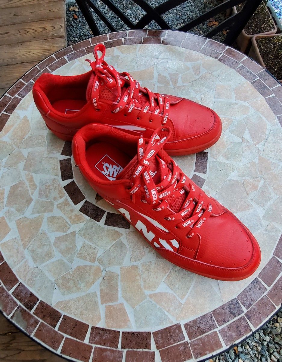 VANS メンズスニーカー レッド VANS スニーカー レッド|Yahoo!フリマ(旧PayPayフリマ)