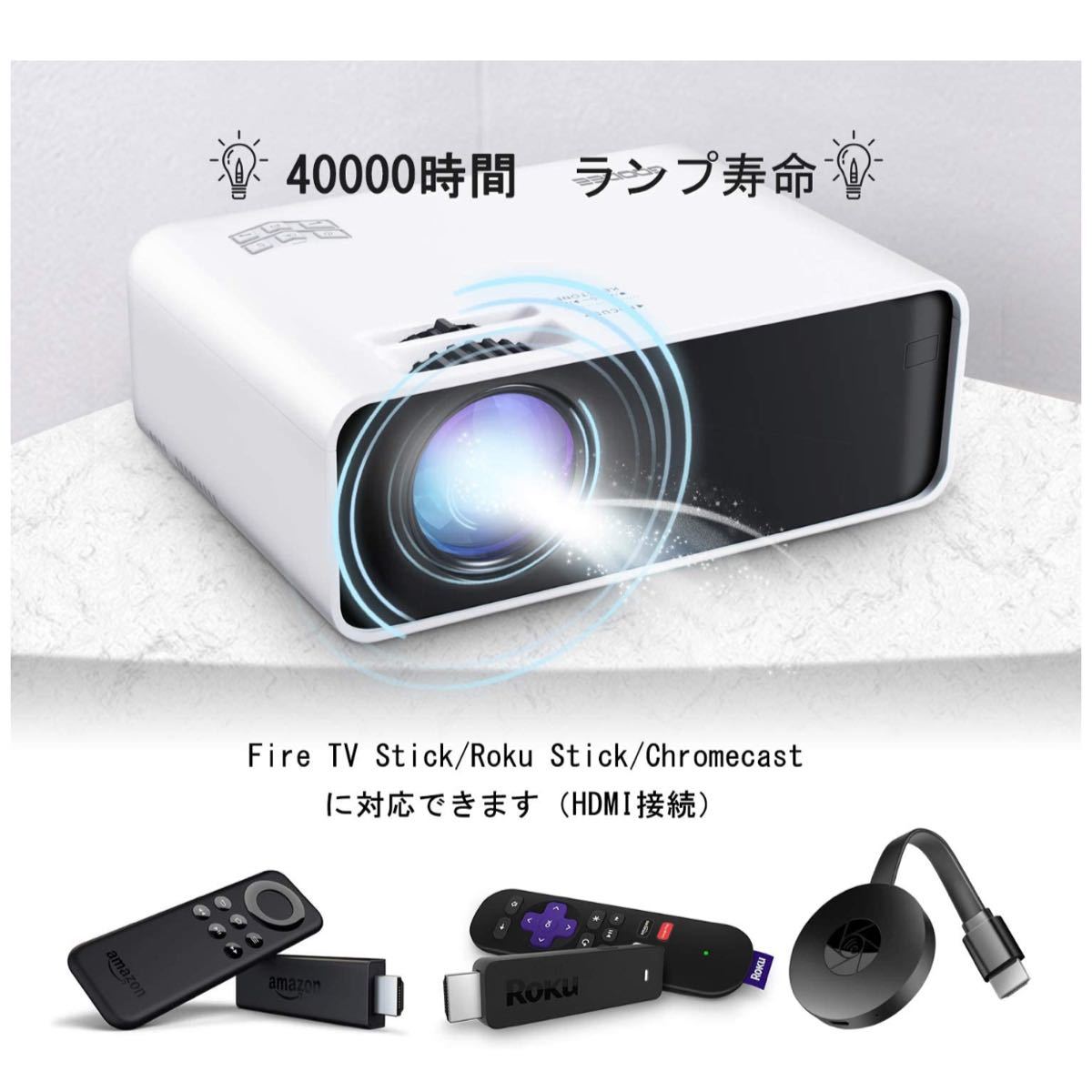 GooDee LEDプロジェクター 小型 2020年新版 4200lm|Yahoo GooDee LEDプロジェクター 小型 2020年新版 4200lm|Yahoo