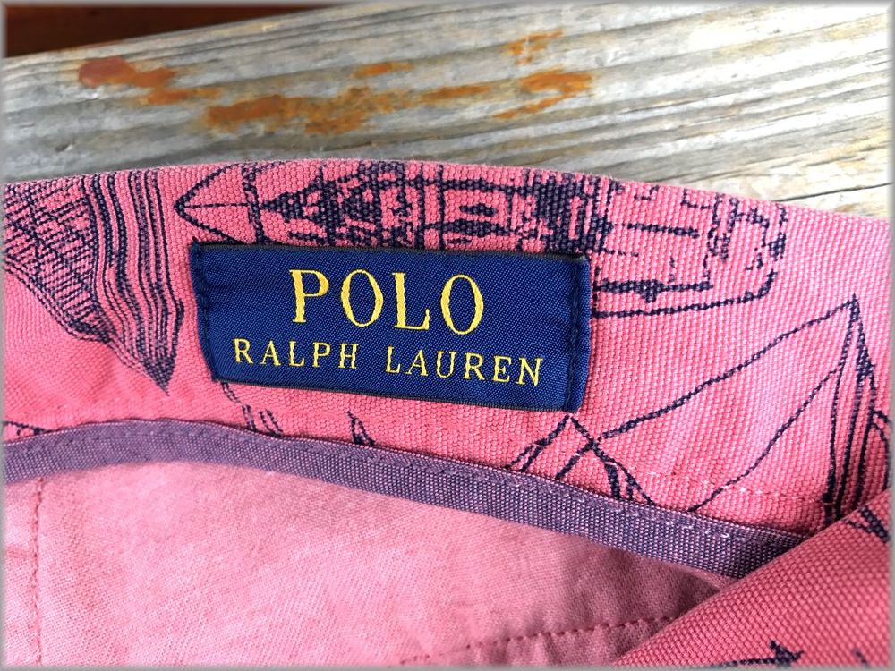 * Polo Ralph Lauren состояние хороший общий рисунок хлопок шорты шорты size 29 W78cm ранг *