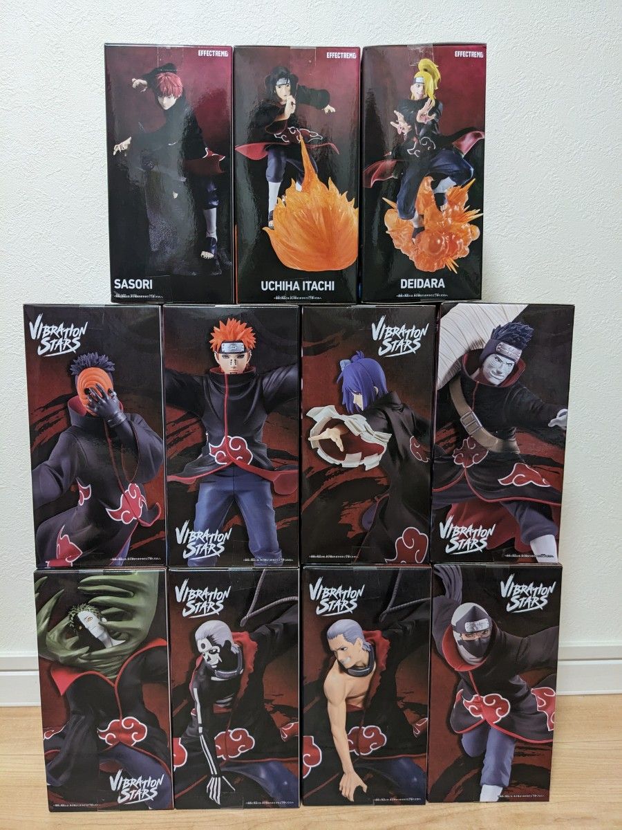 【ナルト疾風伝】暁 フィギュア全11種 VIBRATION EFFECTREME 新品・未開封】ナルト疾風伝 NARUTO 暁 フィギュア全11種セット