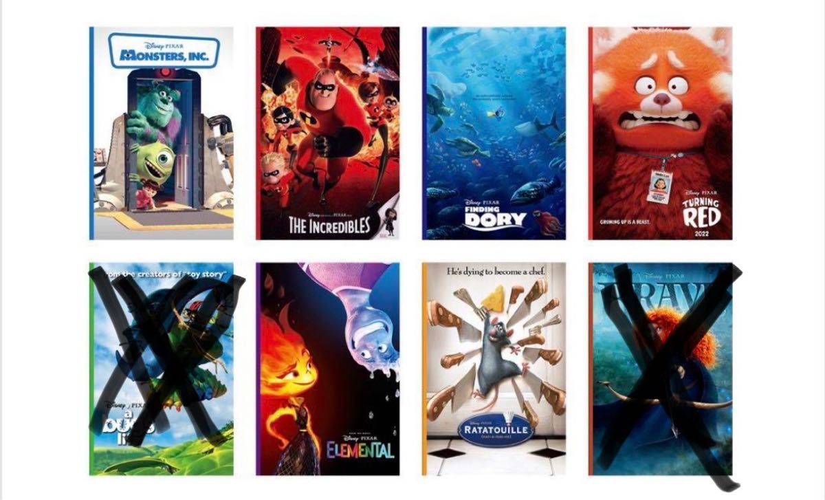 ハッピーくじ PIXAR ピクサー フィギュア シール ポストカード セット ハッピーくじ ピクサー H賞 ポストカードセット6種|Yahoo