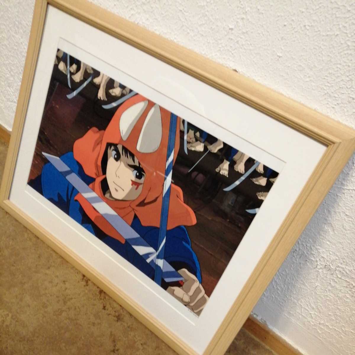 超レア! スタジオジブリ もののけ姫【額装品】ポスター 壁掛け絵画