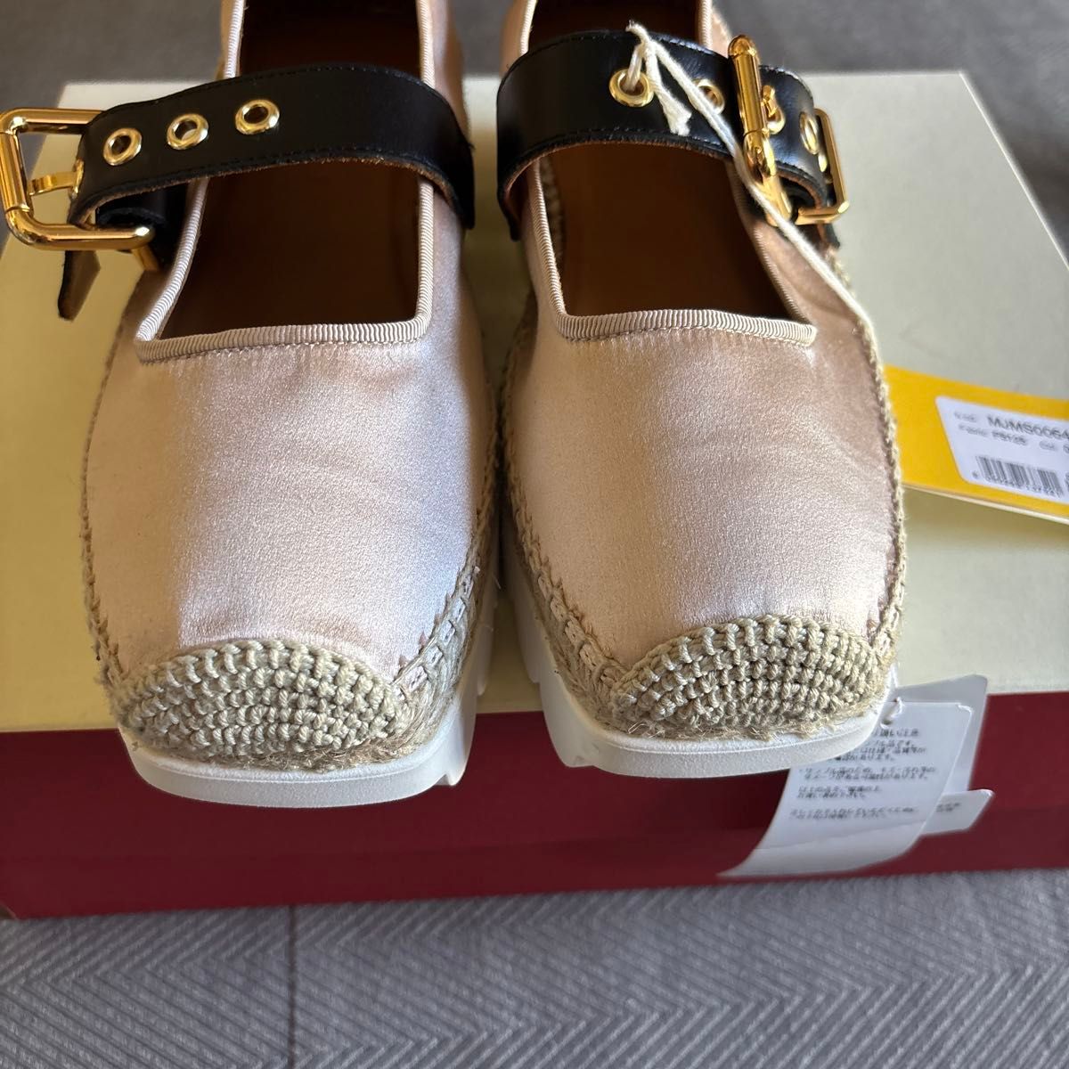 MARNI エスパドリーユ MARNI エスパドリーユ ピンク 37 サンプル 新品未使用 マルニ