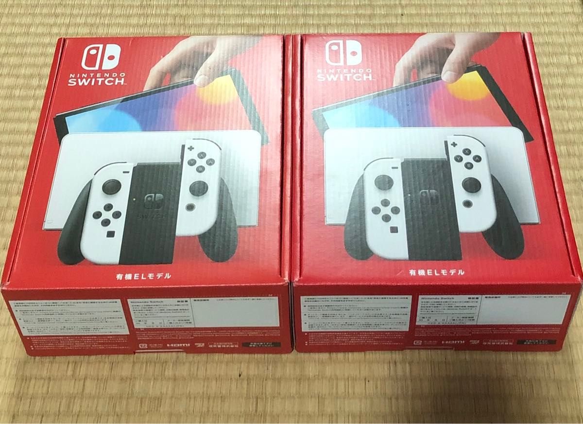 【最終値下げ】Nintendo Switch 有機ELモデル 2個セット 新品 Nintendo Switch 有機ELモデル ホワイト x2個セット 新品未開封