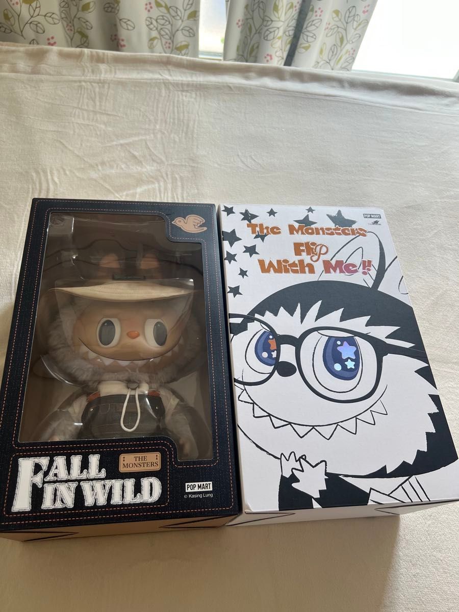POP MART ラブブ ぬいぐるみ2点 セット ラブブ FALL IN WILD + FLIP WITH ME ぬいぐるみ 2点セット