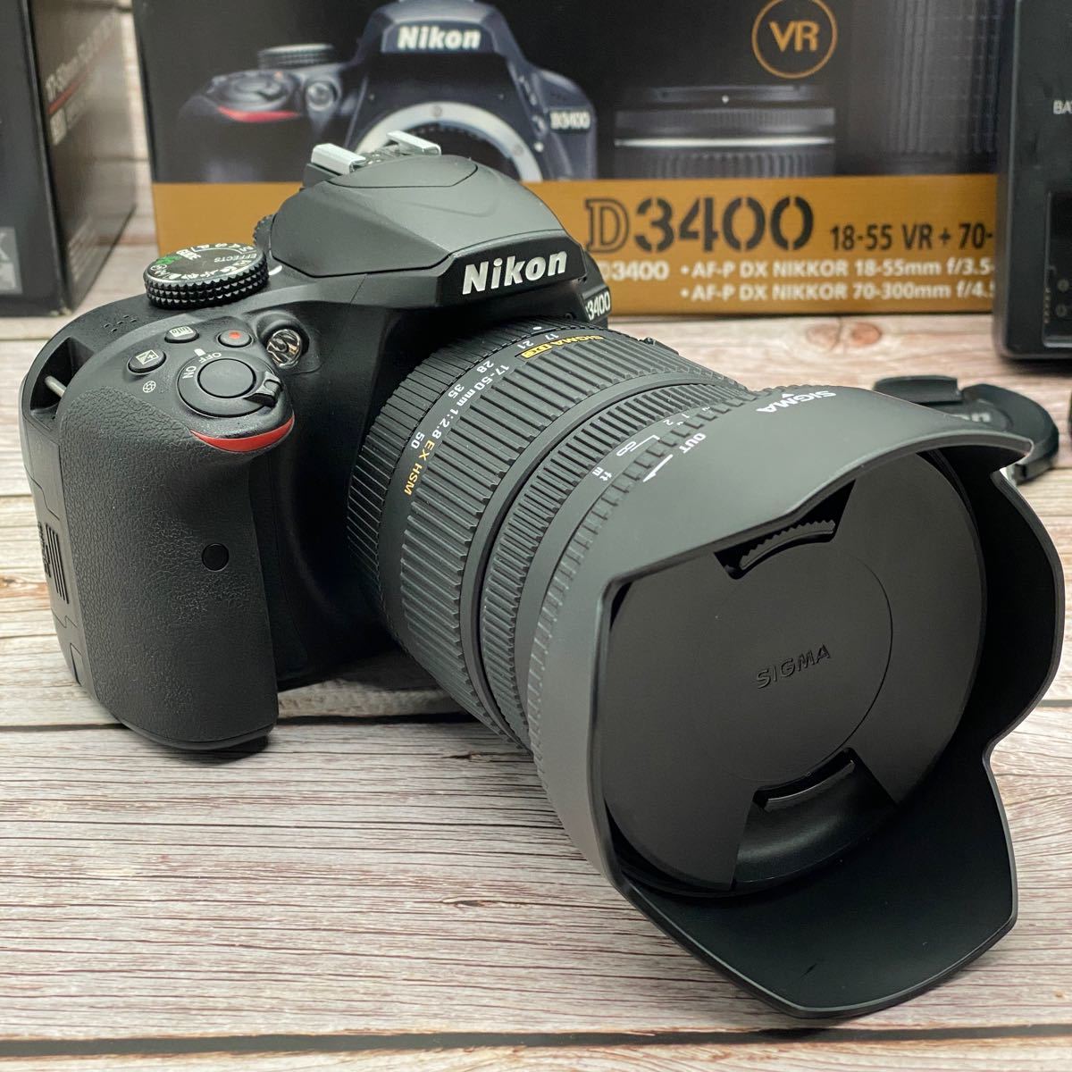 Nikon D3400 レンズキット Sigma 17-50mm F2 8|Yahoo!フリマ Nikon D3400 レンズキット Sigma 17-50mm F2 8|Yahoo!フリマ