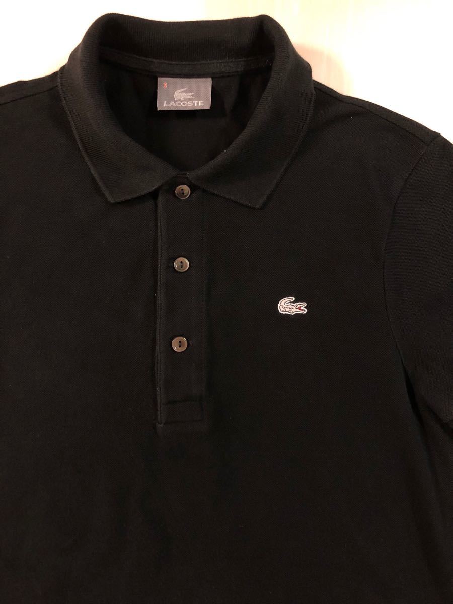 タグ付新品 LACOSTE ラコステ 定番ポロシャツ サイズ40 日本製 LACOSTE ラコステ ポロシャツ PH060C 黒 ブラック|Yahoo