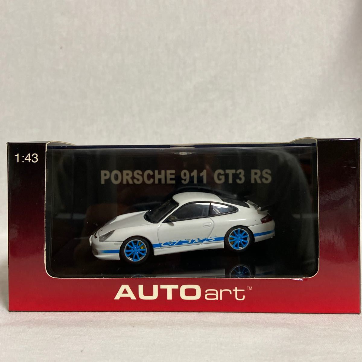 AUTOart 1/43 Porsche 911 GT3 RS 2004 レッド & ブルー セット オートアート ポルシェ 996 後期型 Aa ミニカー モデルカー_画像7