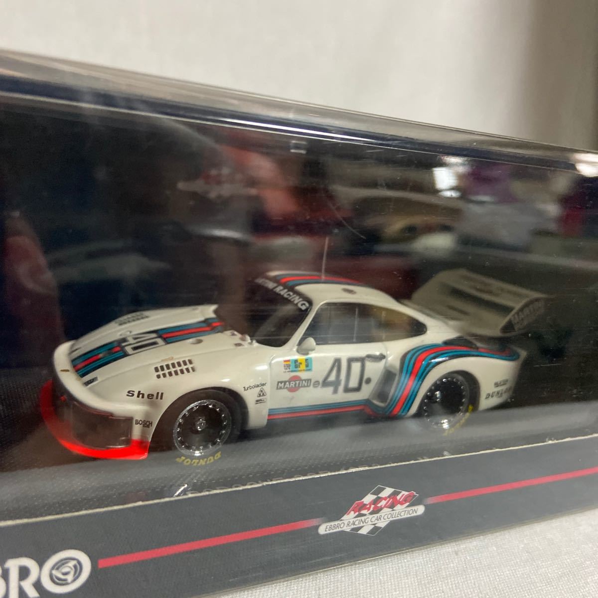  Porsche Mu jiam special order EBBRO 1/43 Porsche 935 1976 Le Mans #40 MARTINI Racing Porsche Martini minicar model car 