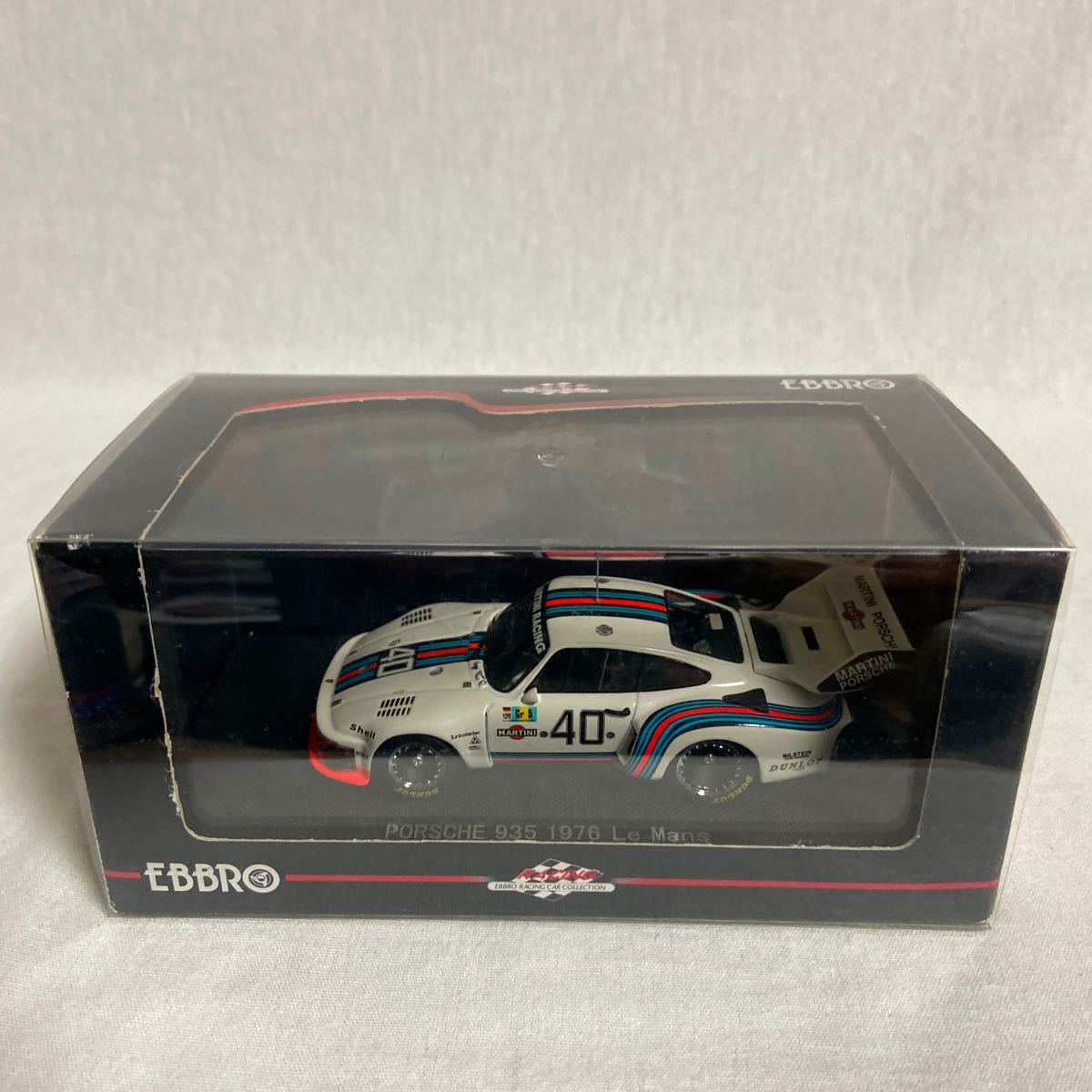  Porsche Mu jiam special order EBBRO 1/43 Porsche 935 1976 Le Mans #40 MARTINI Racing Porsche Martini minicar model car 