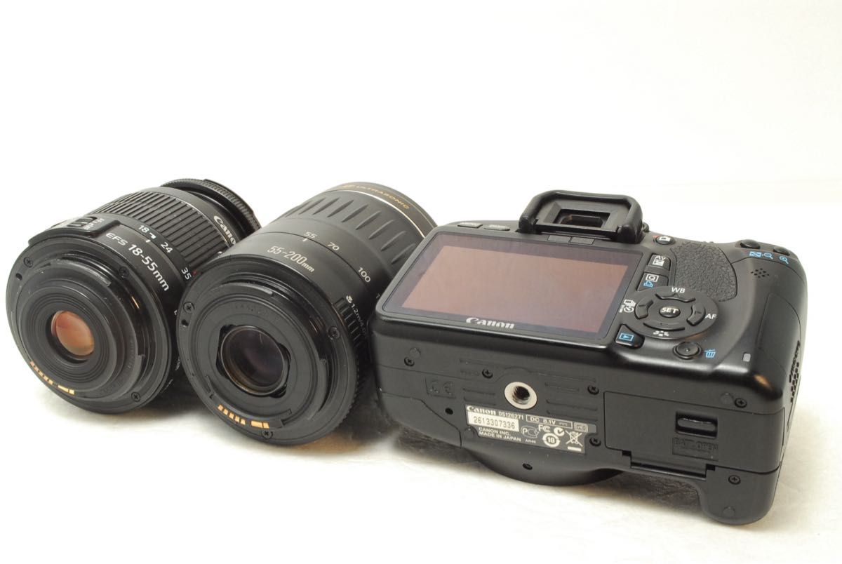スマホ転送可⭐Canon Kiss X4 名機⭐ 一眼レフ レンズセット✨ Canon EOS Kiss X4 スマホ転送 デジタル一眼レフカメラ レンズ