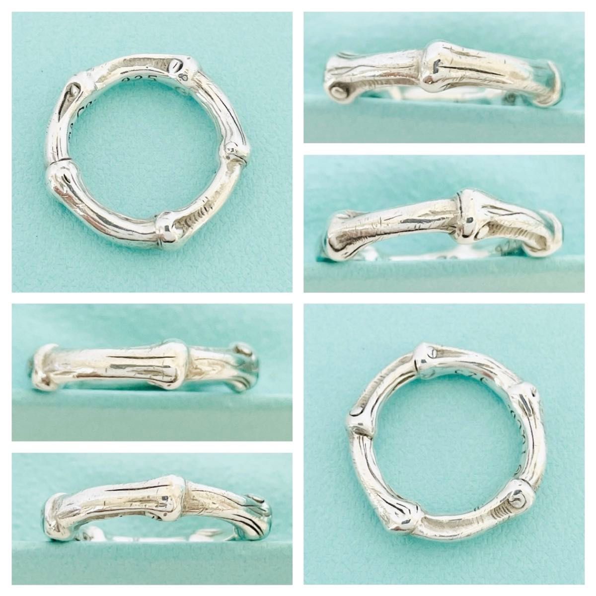 極美品☆ティファニー リング バンブー 指輪 11号 ヴィンテージ シルバー 極美品 TIFFANY&Co ティファニー 指輪 バンブー リング 約11号