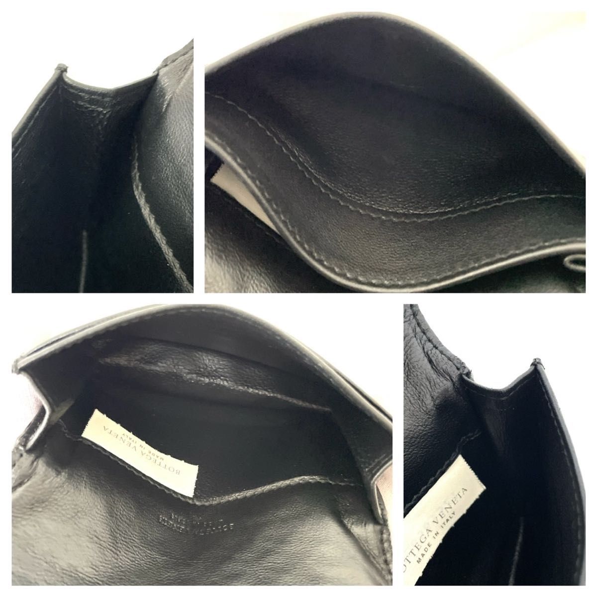【美品】BOTTEGA VENETA 名刺入れ イントレチャート ブラック 美品 BOTTEGA VENETA ボッテガヴェネタ 名刺入れ イントレ