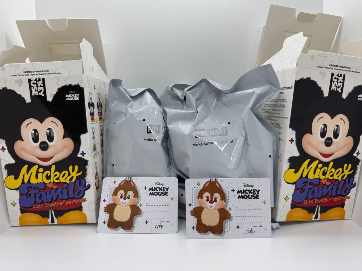 【チップとデール】POPMART Micky Family ミッキーファミリー POPMART ミッキーファミリー チップ デール mickey family