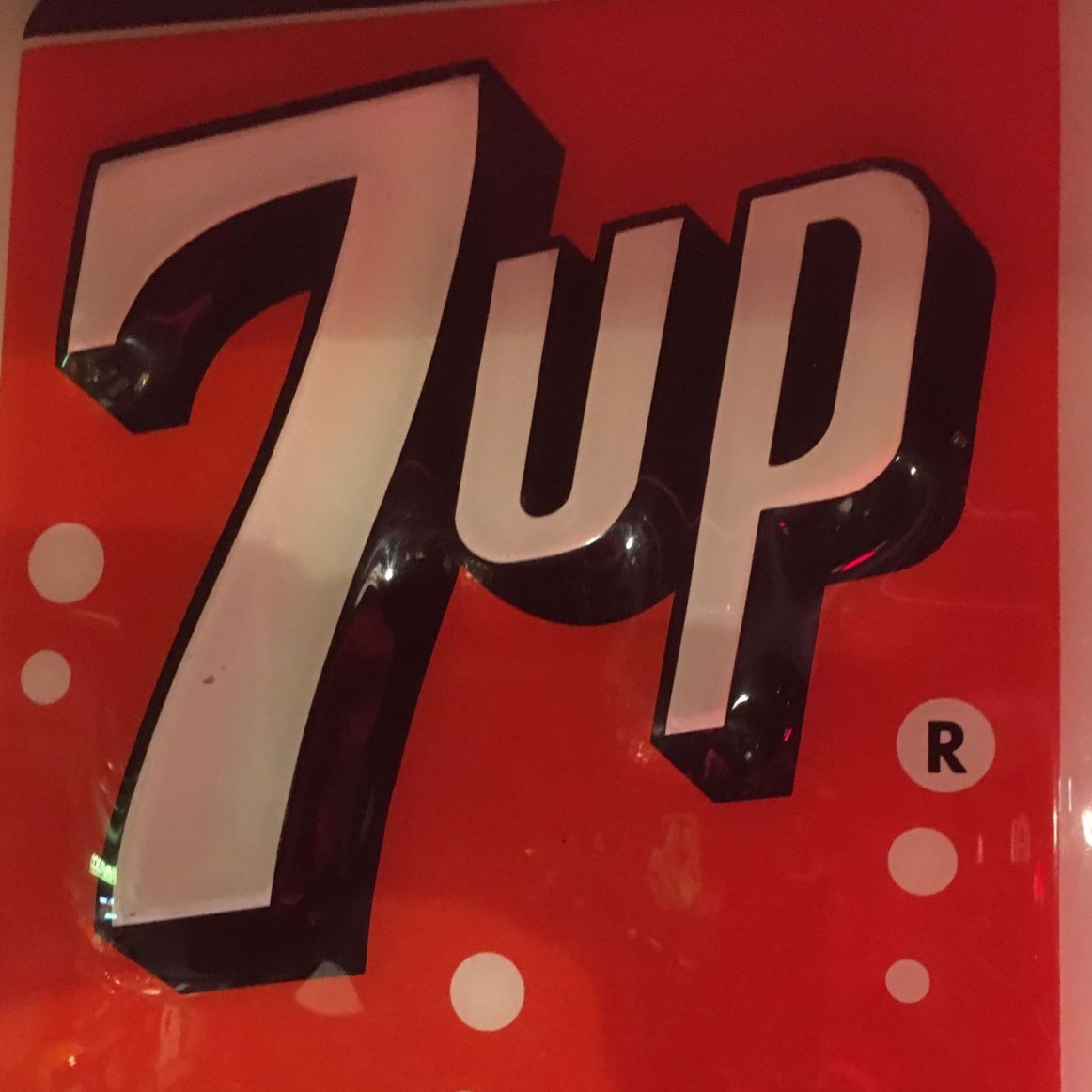 【アメリカ ヴィンテージ】7UP セブンアップ 60's 看板 当時物_画像3