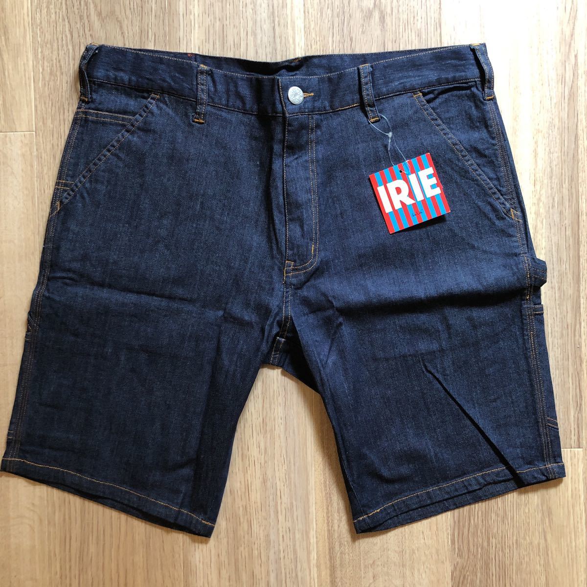 新品未使用 IRIE by IRIELIFE デニム ハーフパンツ サイズ XL_画像1