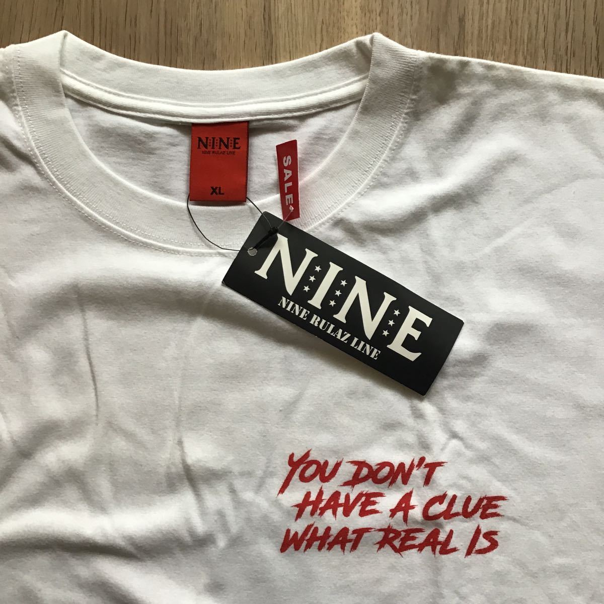 新品　ninerulazline Kung fu Tシャツ　XLサイズ　定価5,500円_画像3