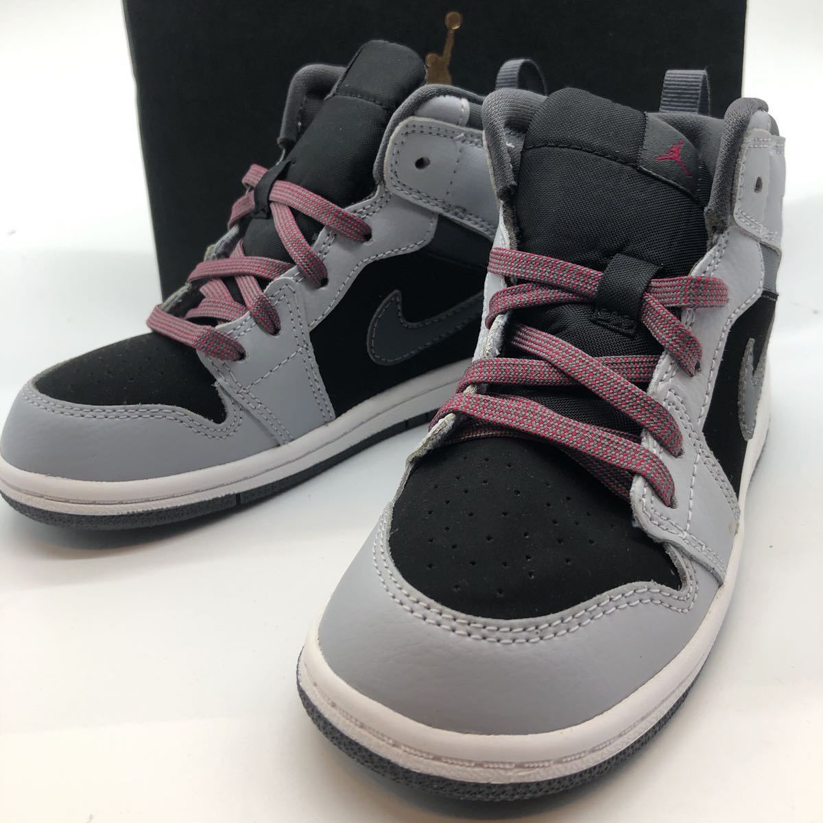 NIKE JORDAN 1RETRO HIGH GT 15cm/US9c ナイキ ジョーダン1 グレー キッズ 子供 日本未発売_画像2