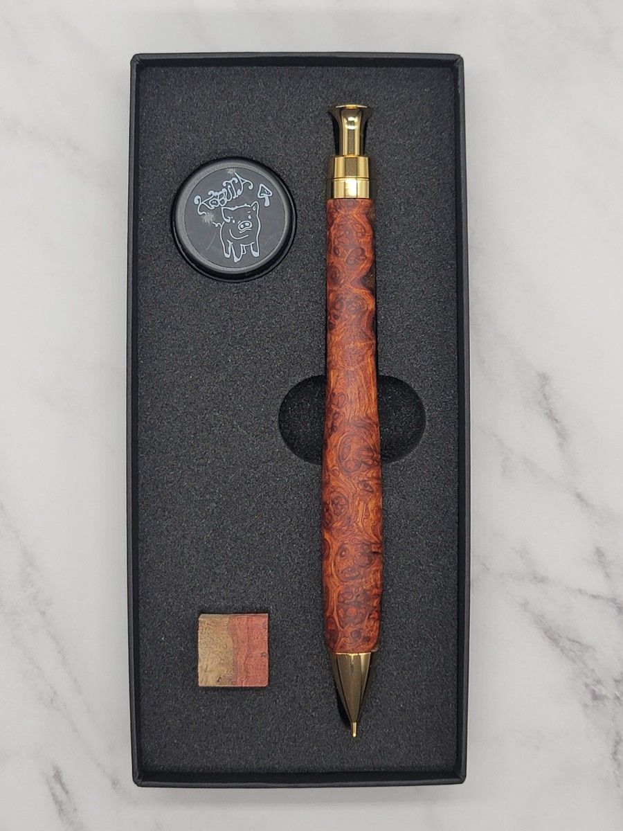 新品 こぶた工房 極上花梨瘤紅白 シャープペンシル0.5 新品 こぶた工房 極上花梨瘤 紅白 シャープペンシル0 5mm|Yahoo