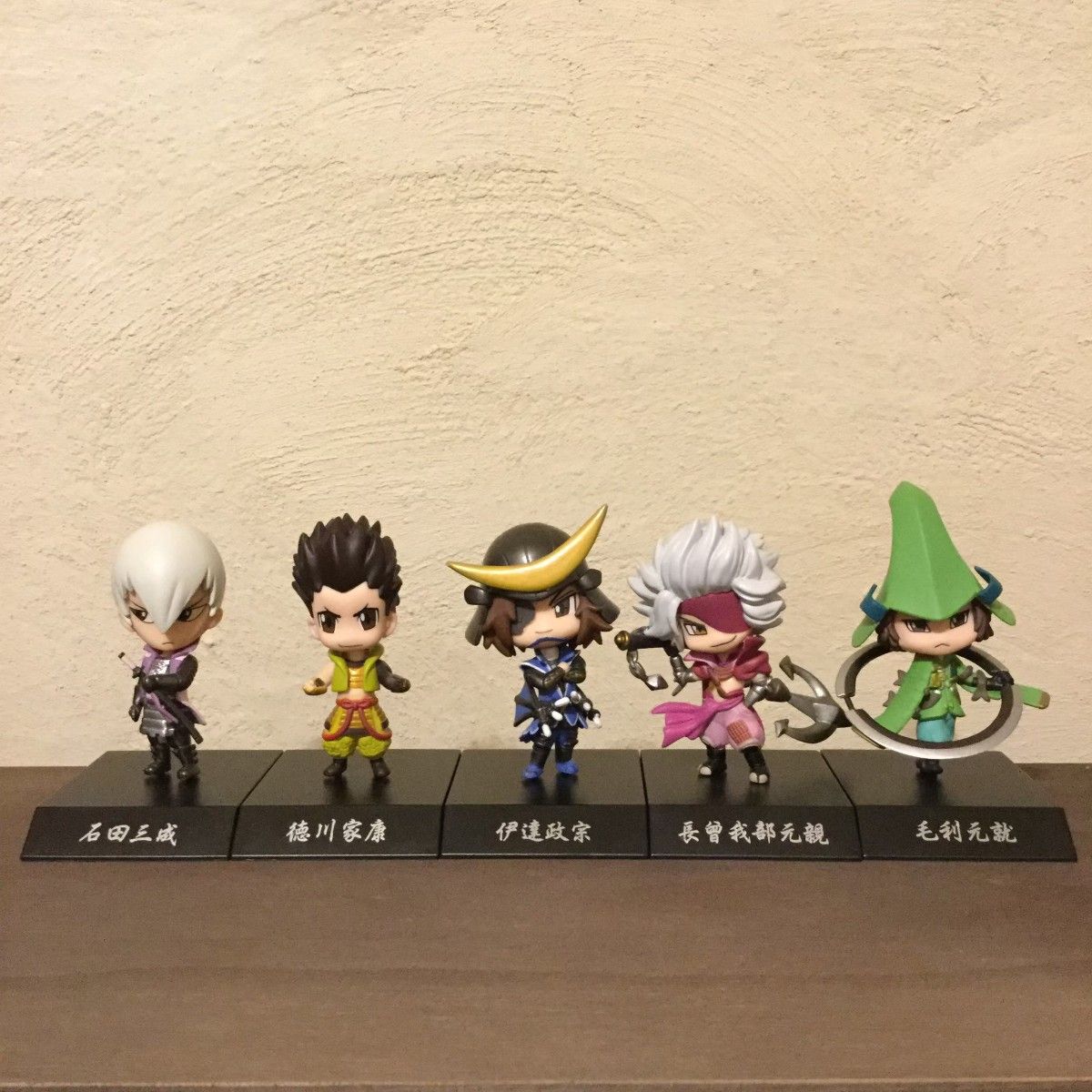 戦国BASARA 三寸武将コレクション フィギュア 伊達政宗 真田幸村 石田三成 戦国BASARA】三寸武将フィギュア 5体セット 戦国バサラ 伊達