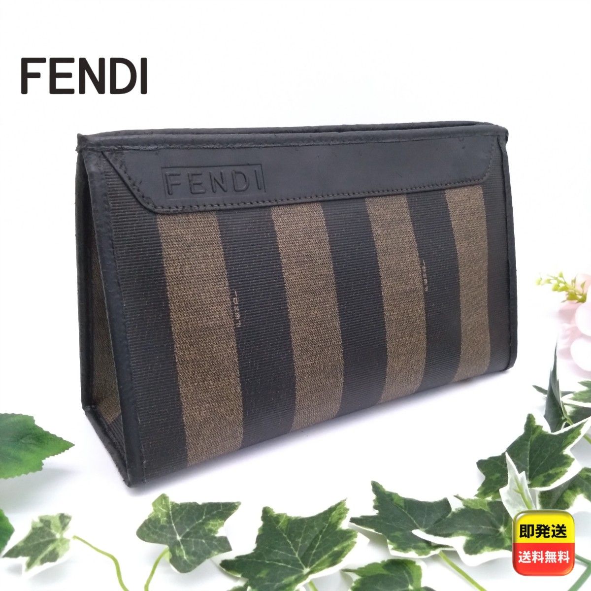 FENDIフェンディビンテージセカンドバック FENDI フェンディ ペカン柄 クラッチバッグ セカンドバッグ