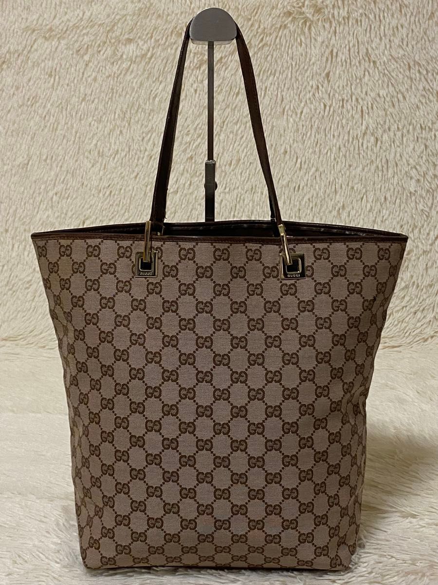 Gucci GGパターン ハンドバッグ ベージュ/ブラウン GUCCI グッチ GG柄 トートバッグ ハンドバッグ ベージュブラウン