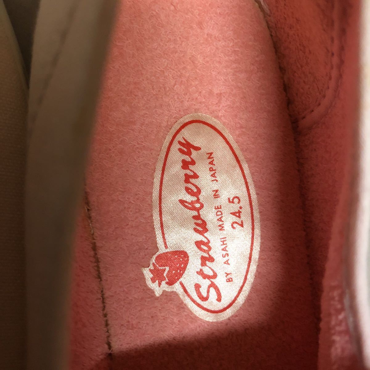 婦人シューズ　アサヒ製品　日本製　ストローベリー01 22cm5足で3000円_画像6