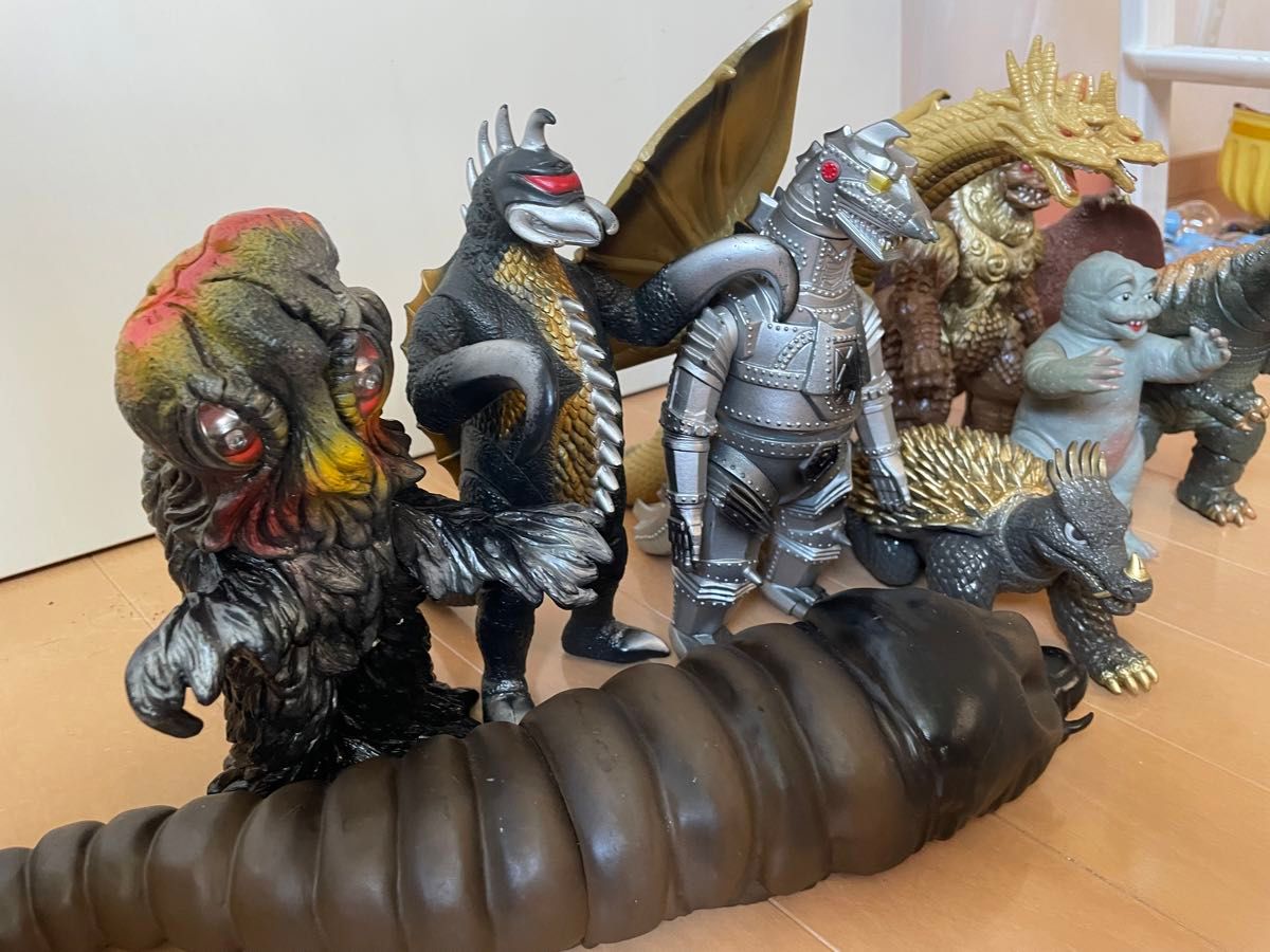 ゴジラ怪獣10体セット ラドンバラゴンミニラキングシーサーアンギラスキングギドラ ゴジラ怪獣10体セット ラドンバラゴンミニラキングシーサー