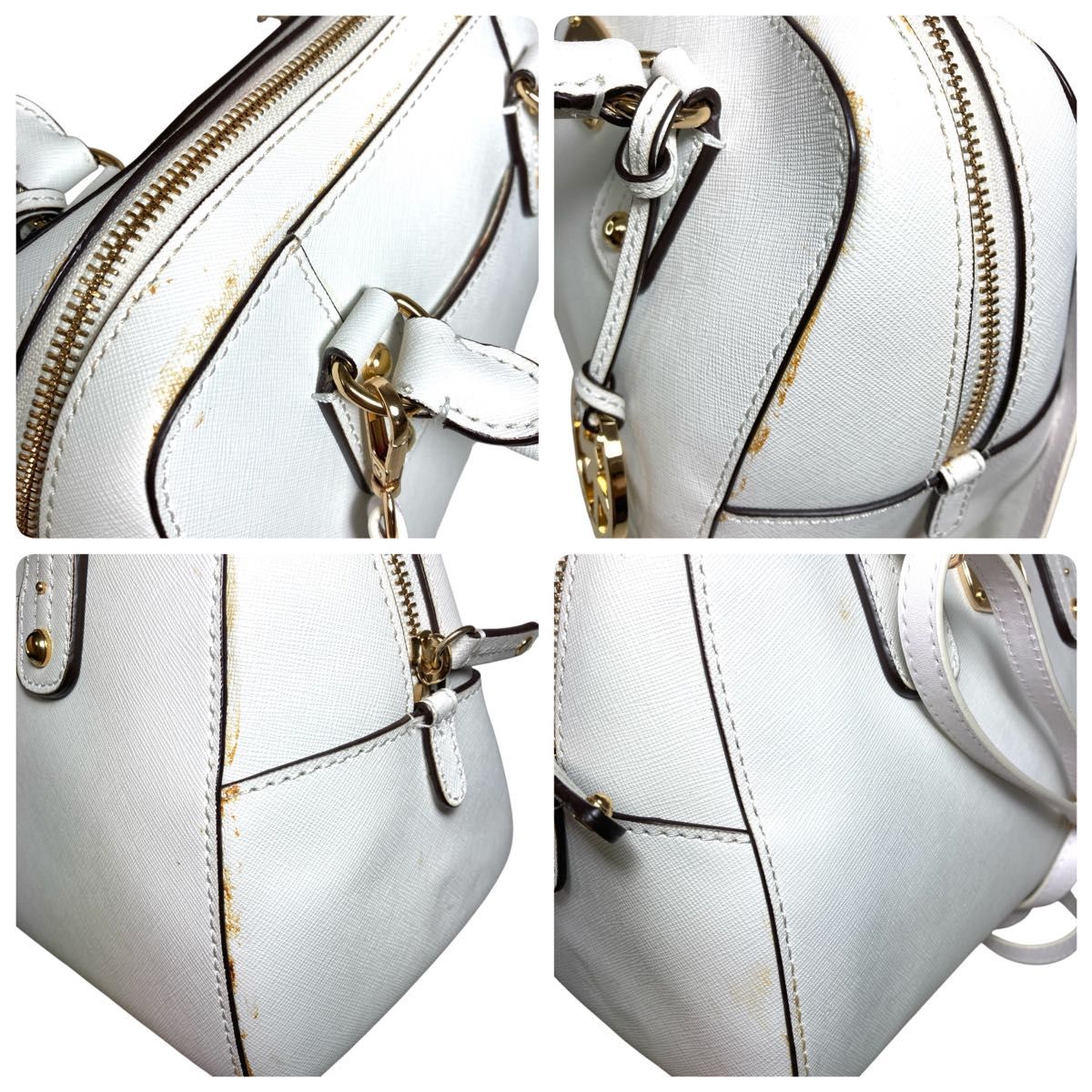 MICHAELKORS マイケルコース ショルダーバッグ 2Way ホワイト MICHAEL KORS マイケルコース 2WAY ショルダーバッグ PVC