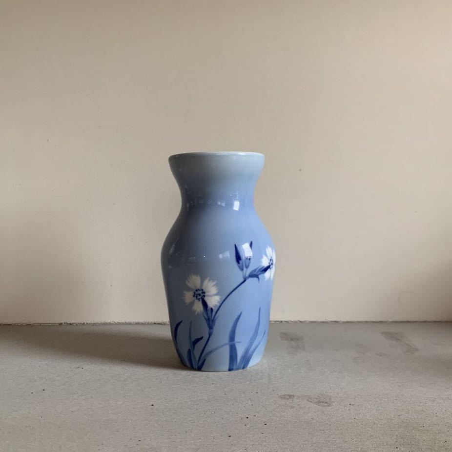 ロイヤルコペンハーゲンROYAL COPENHAGEN☆手描き 花瓶☆ ic.sch.id