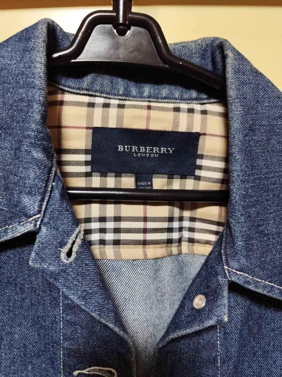 BURBERRY デニムジャケット gジャン 長袖 36【CT791】 BURBERRY デニムジャケット gジャン 長袖 36【CT791】