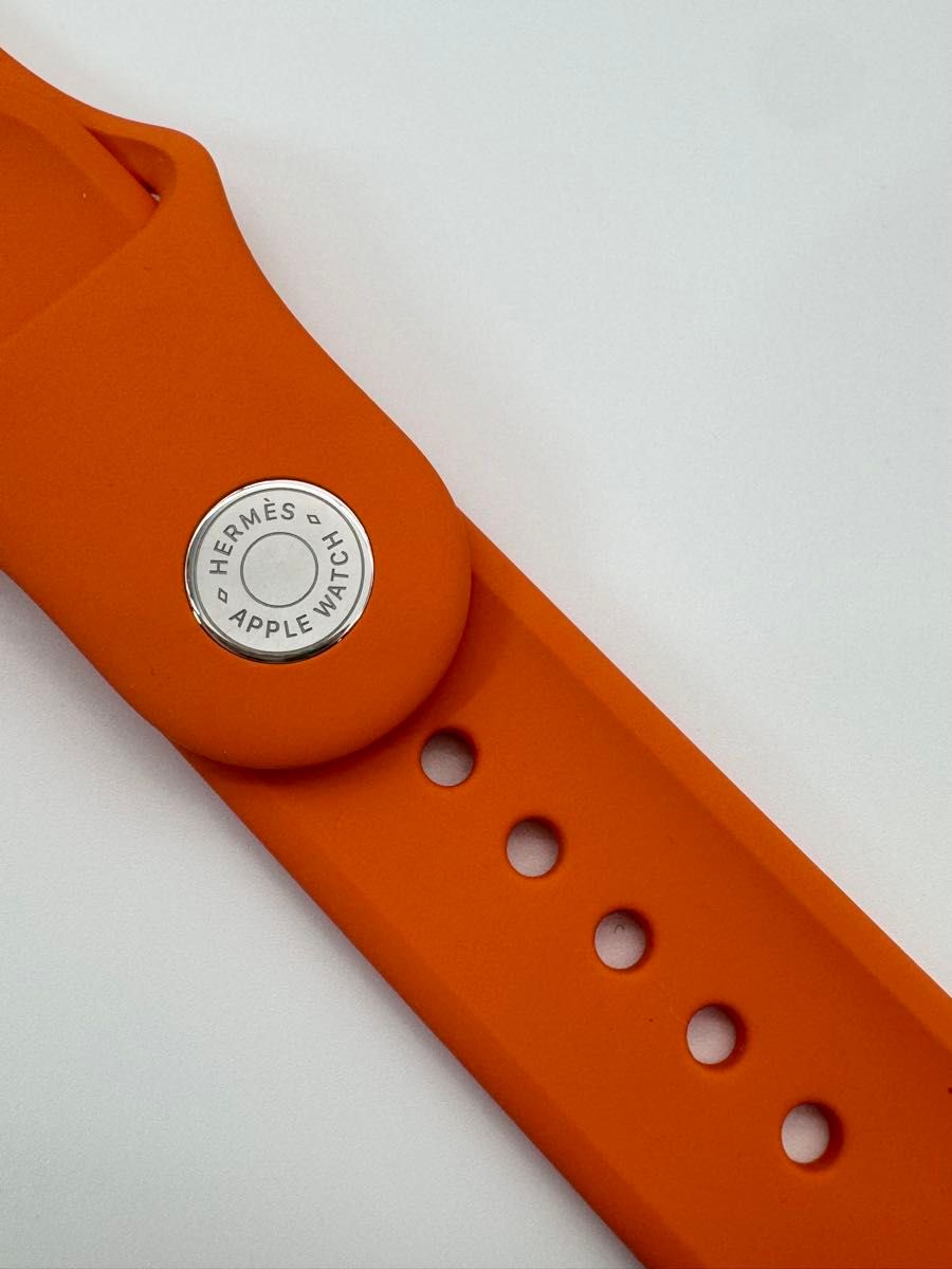 2069 Apple Watch エルメス オレンジ ラバーバンド スポーツ 2069 Apple Watch エルメス オレンジ ラバーバンド スポーツ