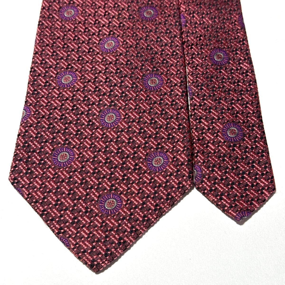 美品 ポールスミス PaulSmith ネクタイ モノグラム 幾多模様 超希少 美品 ポールスミス ネクタイ Paul Smith氏着用 小紋柄