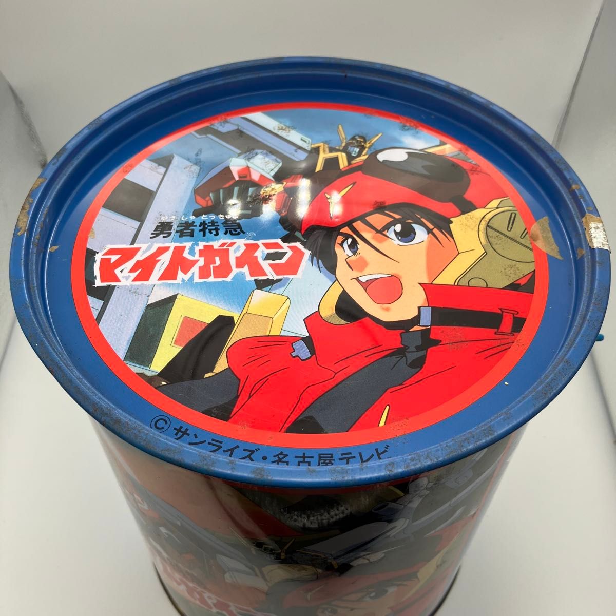 勇者特急 マイトガイン バケツ 缶 昭和 レトロ トランスフォーマー ガンダム 勇者特急 マイトガイン バケツ 缶 昭和 レトロ