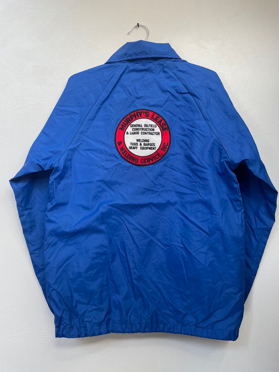 80s ヴィンテージ Auburn USA製 ナイロンコーチジャケット L 青 1980-90s USA製 AUBURN ナイロン コーチジャケット|Yahoo