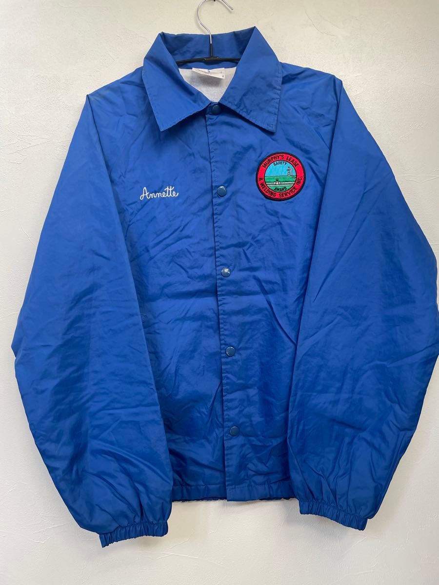80s ヴィンテージ Auburn USA製 ナイロンコーチジャケット L 青 1980-90s USA製 AUBURN ナイロン コーチジャケット|Yahoo