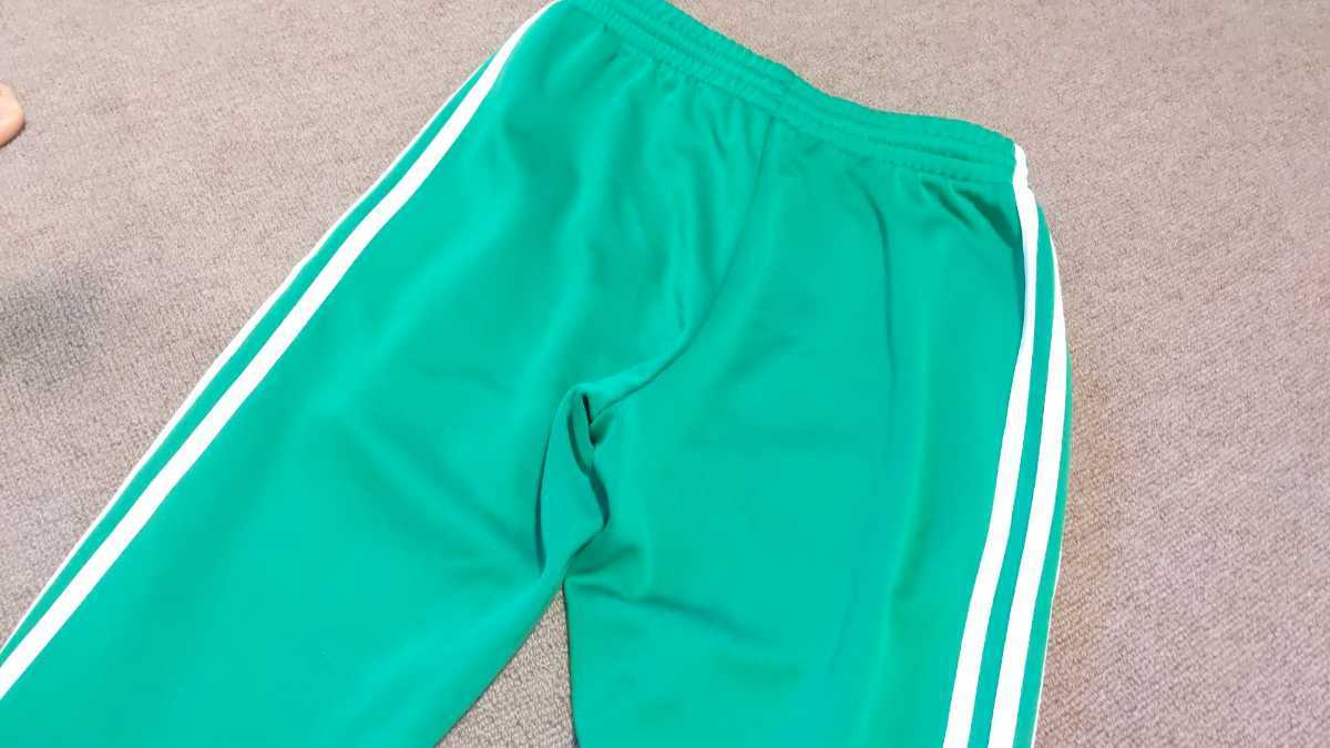 adidas Adidas джерси грузовик брюки M зеленый кафф бегун зеленый лодыжка длина унисекс Dance 702 Vintage синий бирка 