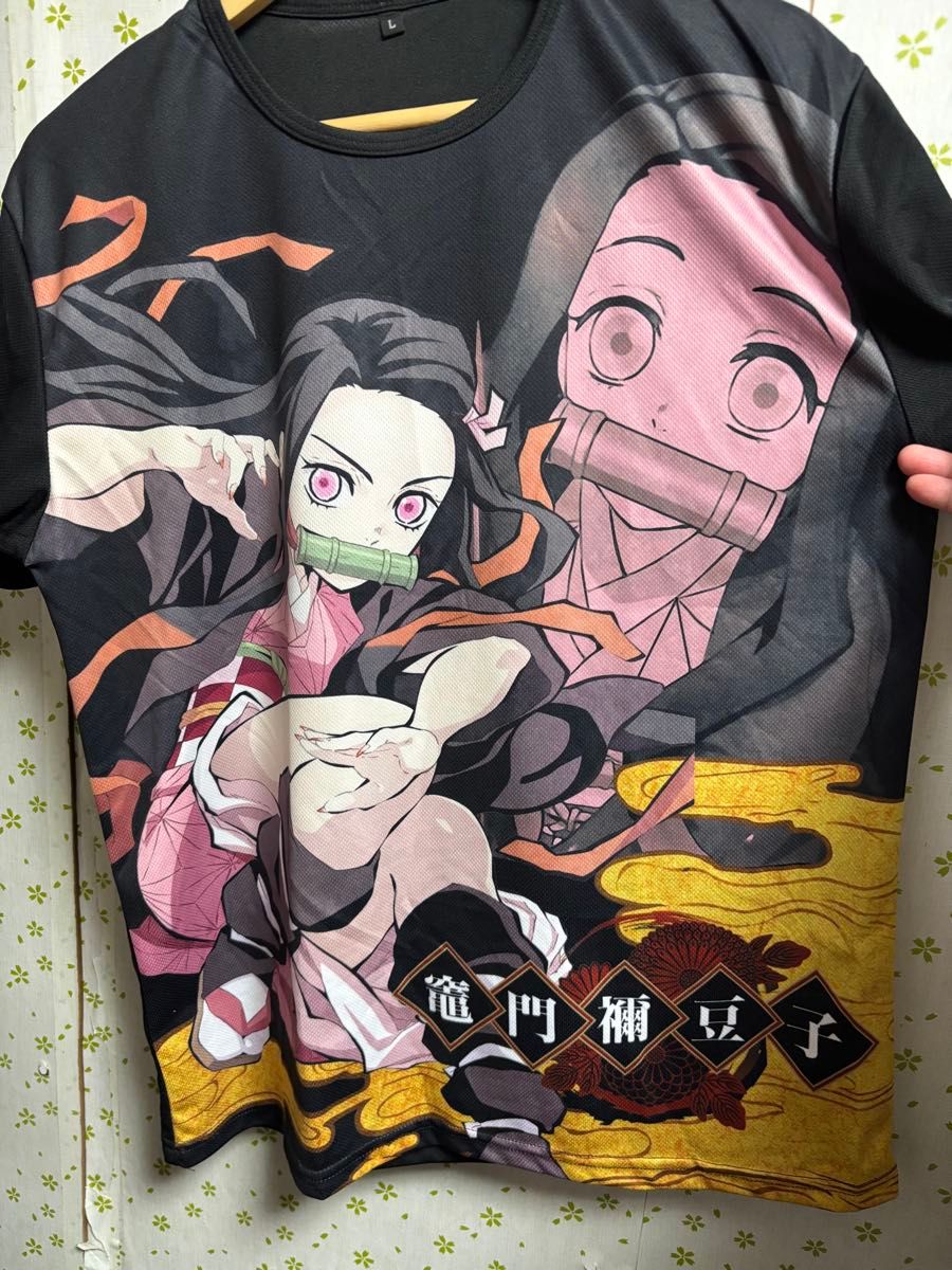 USED 鬼滅の刃 キャラクターTシャツ 禰豆子 黒 Lサイズ USED 鬼滅の刃 キャラクターTシャツ 禰豆子 黒 Lサイズ 半袖T