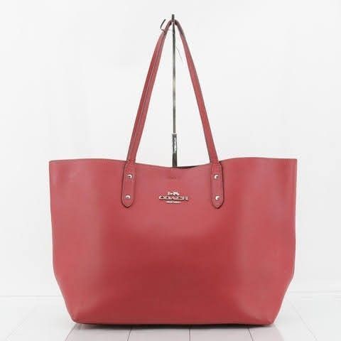 【大人気】COACH カーフレザートートバッグ COACH コーチ ラグジュアリー ベブルド レザートートバッグ