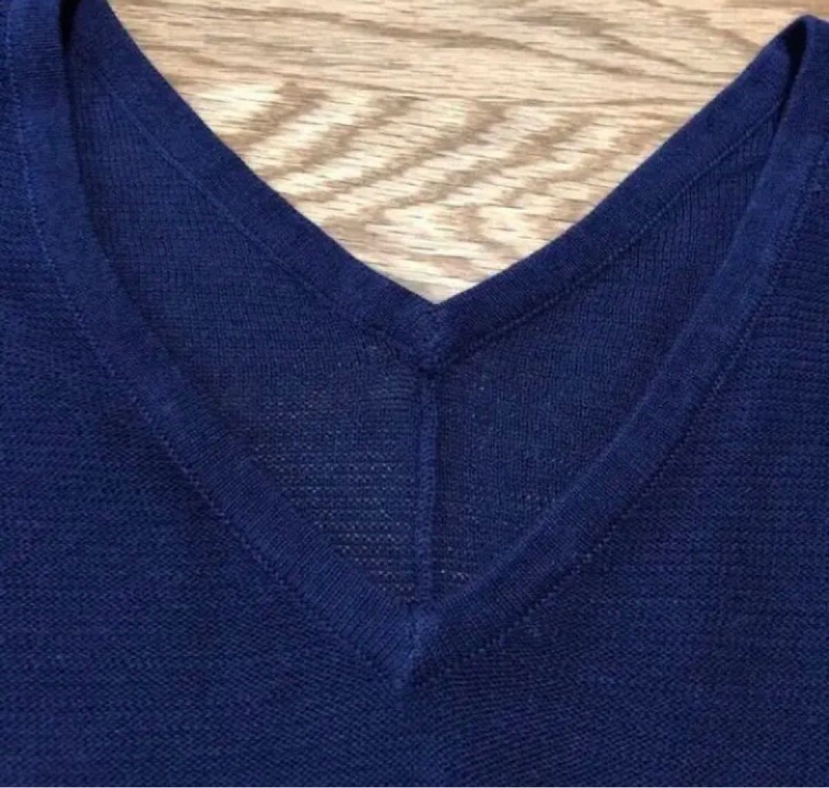 Tシャツ カットソー トップス ブージュルード 刺繍 ネイビー　新品　未使用半袖